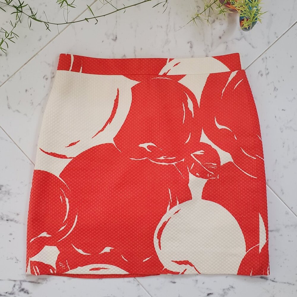 J.Crew Cotton Pique Mini Skirt, Apple Design